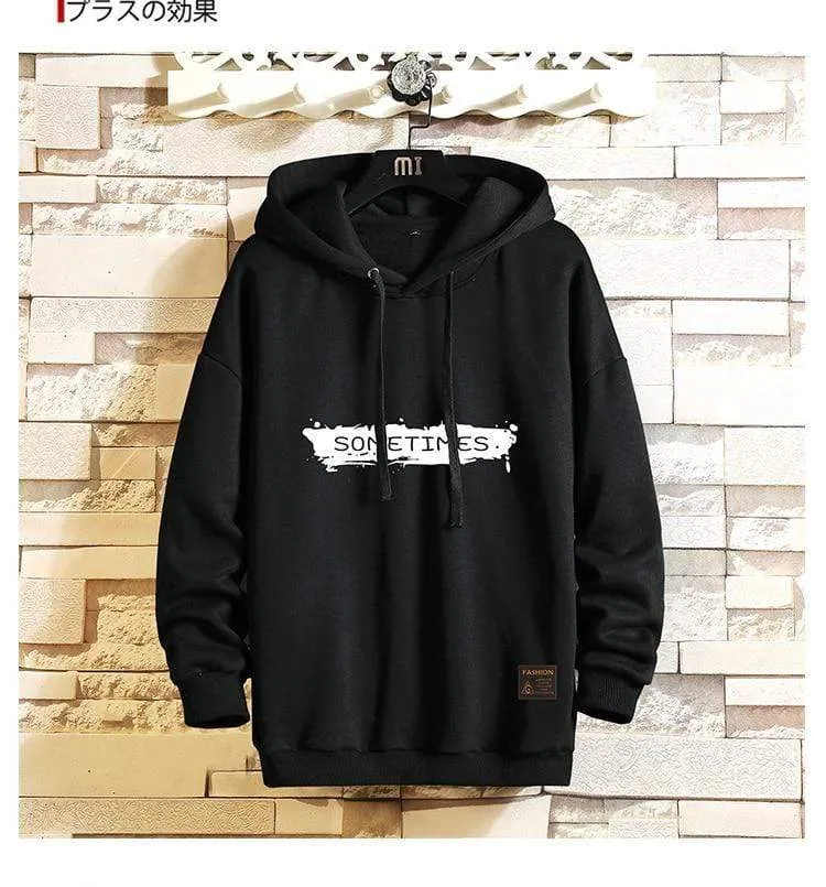 Japan Stil Casual Oansatz 2021 Frühling Herbst Druck Hoodie Sweatshirt Männer Dicke Fleece Hip Hop High Streetwear Kleidung