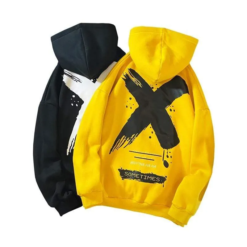 Japan Stil Casual Oansatz 2021 Frühling Herbst Druck Hoodie Sweatshirt Männer Dicke Fleece Hip Hop High Streetwear Kleidung