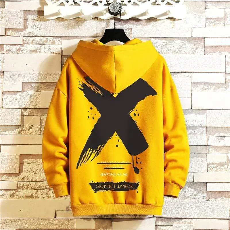 Japan Stil Casual Oansatz 2021 Frühling Herbst Druck Hoodie Sweatshirt Männer Dicke Fleece Hip Hop High Streetwear Kleidung