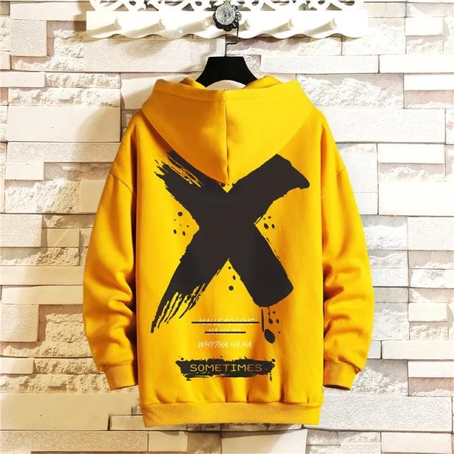 Japan Stil Casual Oansatz 2021 Frühling Herbst Druck Hoodie Sweatshirt Männer Dicke Fleece Hip Hop High Streetwear Kleidung