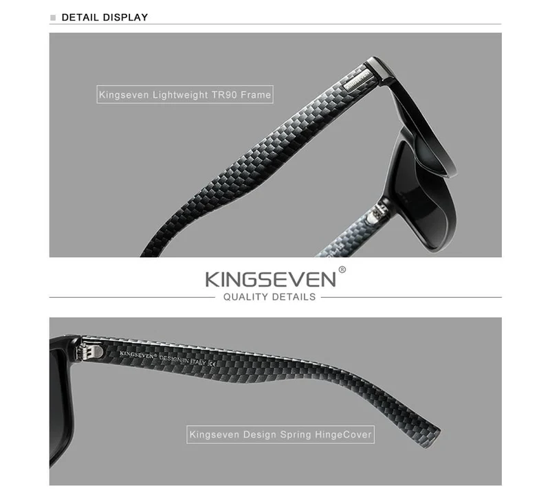 Quadratische Retro-Farbverlauf polarisierte Sonnenbrille Frauen Männer Kohlefasermuster-Design Outdoor-Sportbrillen