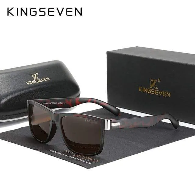 Quadratische Retro-Farbverlauf polarisierte Sonnenbrille Frauen Männer Kohlefasermuster-Design Outdoor-Sportbrillen