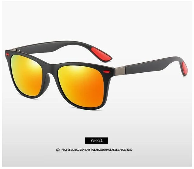 Klassische Polarisierte Sonnenbrille Männer Frauen Marke Design Fahren Quadratischen Rahmen Sonnenbrille Männlichen Goggle UV400 Gafas De Sol