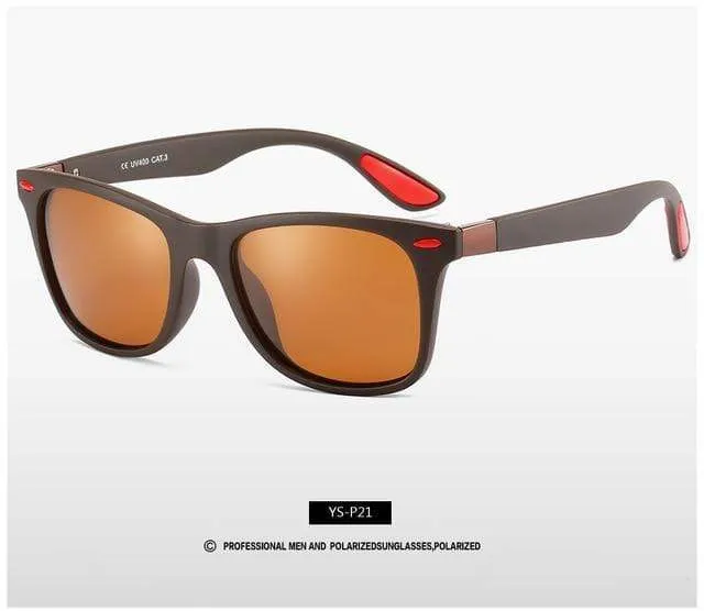 Klassische Polarisierte Sonnenbrille Männer Frauen Marke Design Fahren Quadratischen Rahmen Sonnenbrille Männlichen Goggle UV400 Gafas De Sol