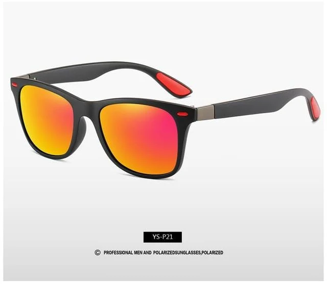 Klassische Polarisierte Sonnenbrille Männer Frauen Marke Design Fahren Quadratischen Rahmen Sonnenbrille Männlichen Goggle UV400 Gafas De Sol