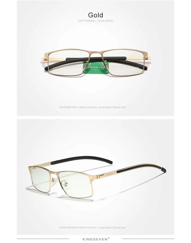 Männer Titanlegierung Brillengestell Mode Männlich Business Style Ultraleicht Myopie Korrekturbrille