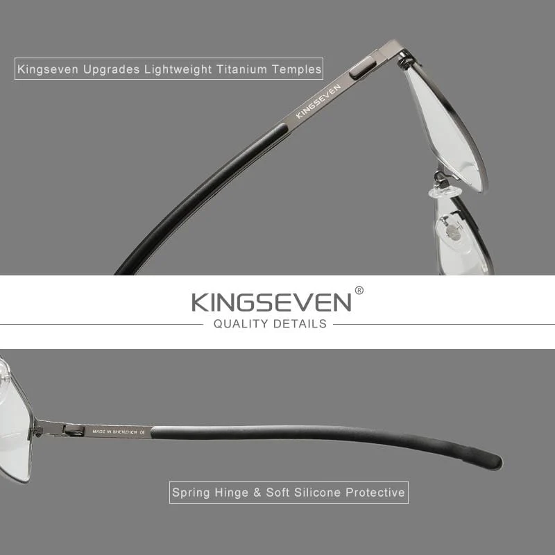 Männer Titanlegierung Brillengestell Mode Männlich Business Style Ultraleicht Myopie Korrekturbrille