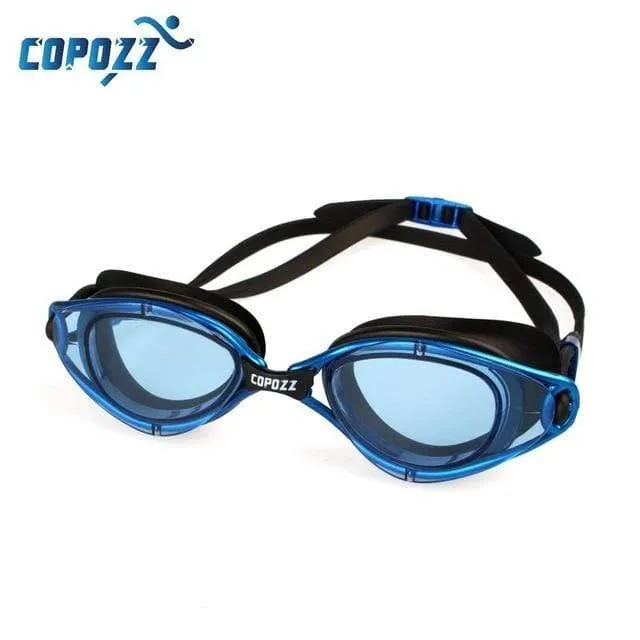 Professionelle Schwimmbrille mit Antibeschlag-UV-Schutz, verstellbare Schwimmbrille für Herren und Damen, wasserdichte Silikonbrille