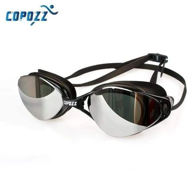 Professionelle Schwimmbrille mit Antibeschlag-UV-Schutz, verstellbare Schwimmbrille für Herren und Damen, wasserdichte Silikonbrille