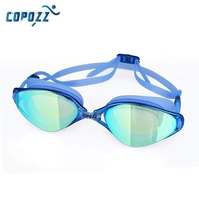 Professionelle Schwimmbrille mit Antibeschlag-UV-Schutz, verstellbare Schwimmbrille für Herren und Damen, wasserdichte Silikonbrille