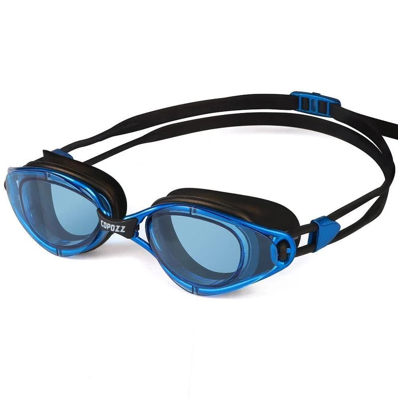 Professionelle Schwimmbrille mit Antibeschlag-UV-Schutz, verstellbare Schwimmbrille für Herren und Damen, wasserdichte Silikonbrille
