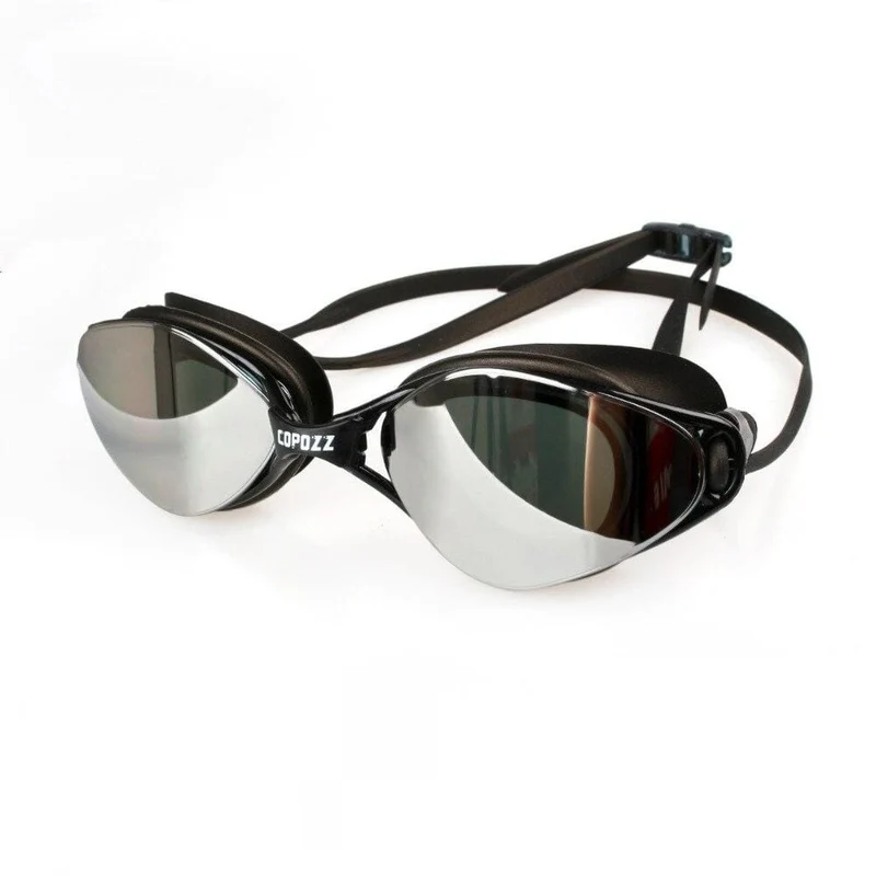 Professionelle Schwimmbrille mit Antibeschlag-UV-Schutz, verstellbare Schwimmbrille für Herren und Damen, wasserdichte Silikonbrille