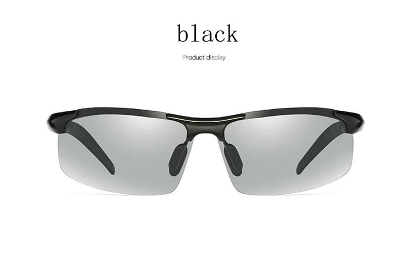 Männer Photochrome Polarisierte Sonnenbrille Aluminium Rahmen UV400 Sonnenbrille Männliche Brillen Schutzbrillen