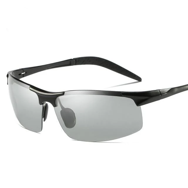 Männer Photochrome Polarisierte Sonnenbrille Aluminium Rahmen UV400 Sonnenbrille Männliche Brillen Schutzbrillen