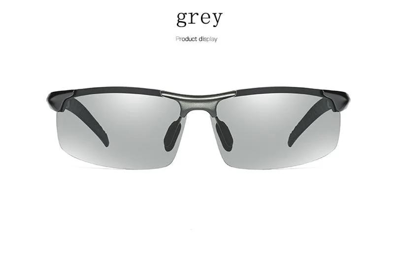 Männer Photochrome Polarisierte Sonnenbrille Aluminium Rahmen UV400 Sonnenbrille Männliche Brillen Schutzbrillen