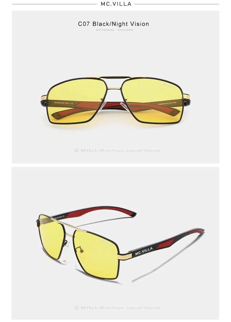 Männer Vintage Aluminium Polarisierte Sonnenbrille Klassische Marke sonnenbrille Beschichtung Objektiv Fahren Brillen Für Männer/Frauen M6608