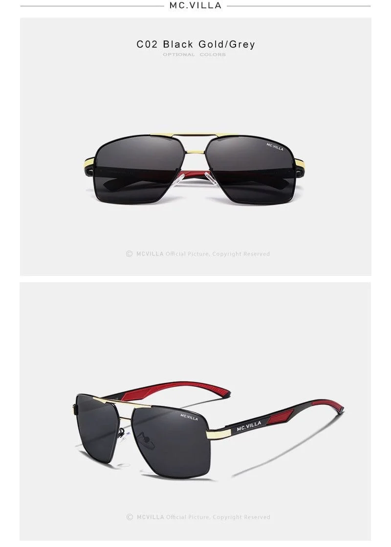 Männer Vintage Aluminium Polarisierte Sonnenbrille Klassische Marke sonnenbrille Beschichtung Objektiv Fahren Brillen Für Männer/Frauen M6608