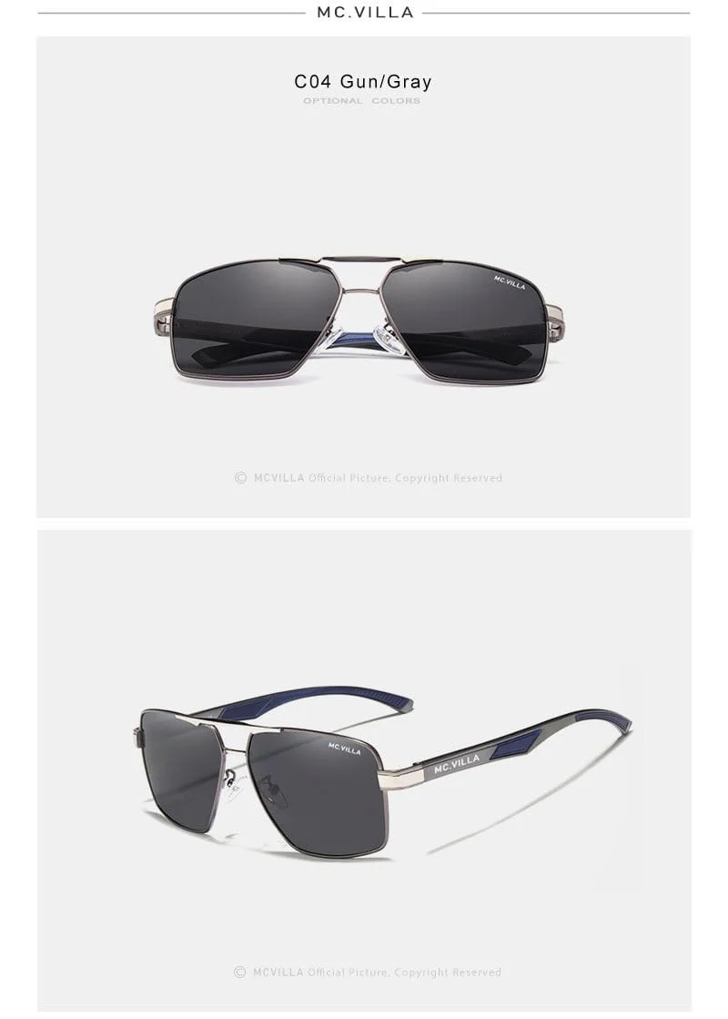 Männer Vintage Aluminium Polarisierte Sonnenbrille Klassische Marke sonnenbrille Beschichtung Objektiv Fahren Brillen Für Männer/Frauen M6608