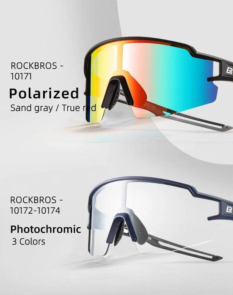 Photochrome Radfahren Gläser Polarisierte Integrierte Myopie Rahmen Sport Sonnenbrille Männer Frauen Gläser Radfahren Brillen Goggle