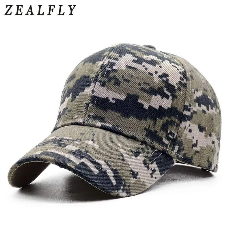 Männer Baseball Caps Armee Taktische Camouflage Kappe Outdoor Dschungel Jagd Snapback Hut Für Frauen Knochen Papa Hut