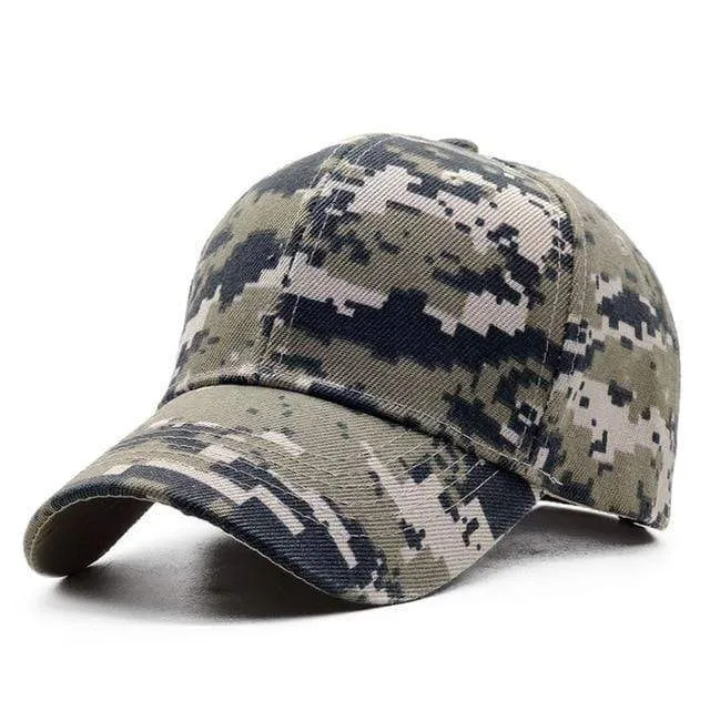 Männer Baseball Caps Armee Taktische Camouflage Kappe Outdoor Dschungel Jagd Snapback Hut Für Frauen Knochen Papa Hut