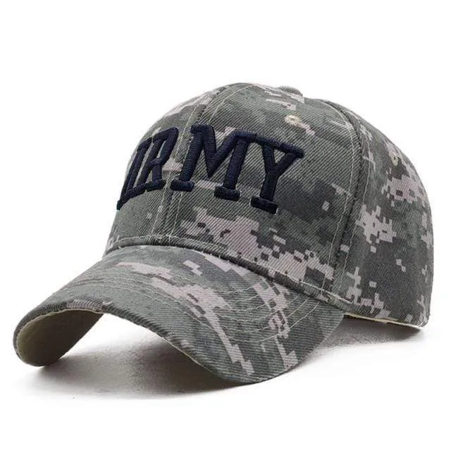 Männer Baseball Caps Armee Taktische Camouflage Kappe Outdoor Dschungel Jagd Snapback Hut Für Frauen Knochen Papa Hut