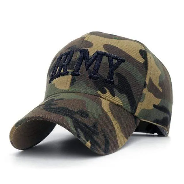 Männer Baseball Caps Armee Taktische Camouflage Kappe Outdoor Dschungel Jagd Snapback Hut Für Frauen Knochen Papa Hut