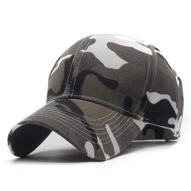 Männer Baseball Caps Armee Taktische Camouflage Kappe Outdoor Dschungel Jagd Snapback Hut Für Frauen Knochen Papa Hut