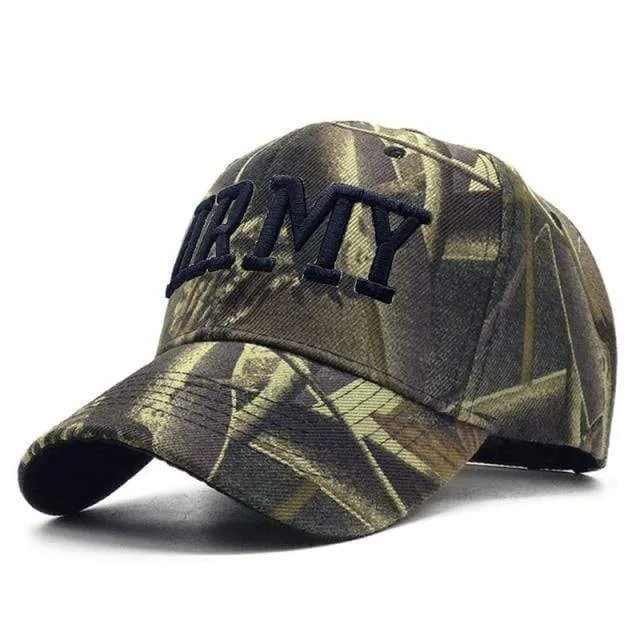 Männer Baseball Caps Armee Taktische Camouflage Kappe Outdoor Dschungel Jagd Snapback Hut Für Frauen Knochen Papa Hut