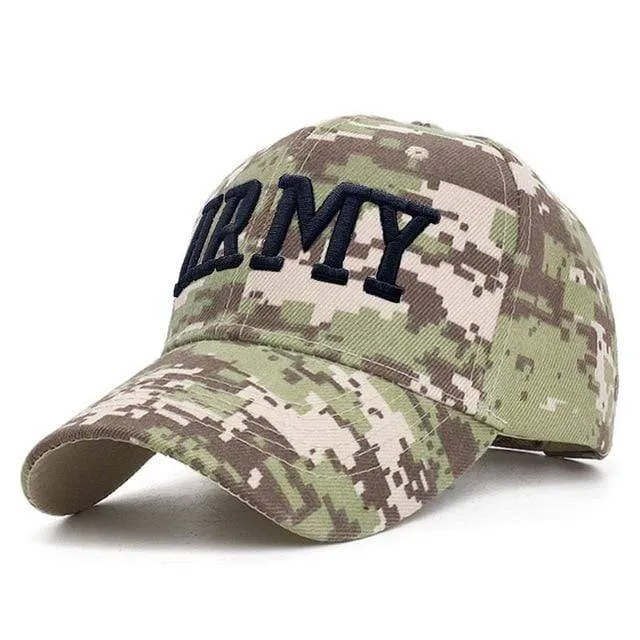 Männer Baseball Caps Armee Taktische Camouflage Kappe Outdoor Dschungel Jagd Snapback Hut Für Frauen Knochen Papa Hut