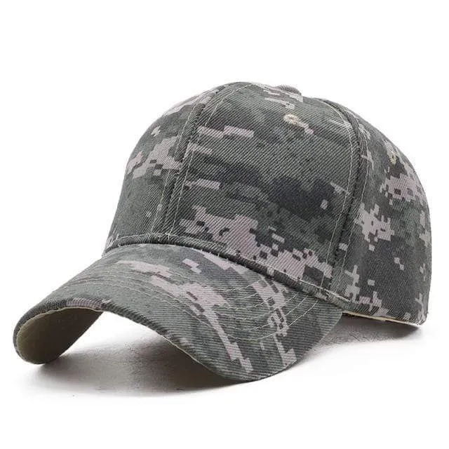 Männer Baseball Caps Armee Taktische Camouflage Kappe Outdoor Dschungel Jagd Snapback Hut Für Frauen Knochen Papa Hut