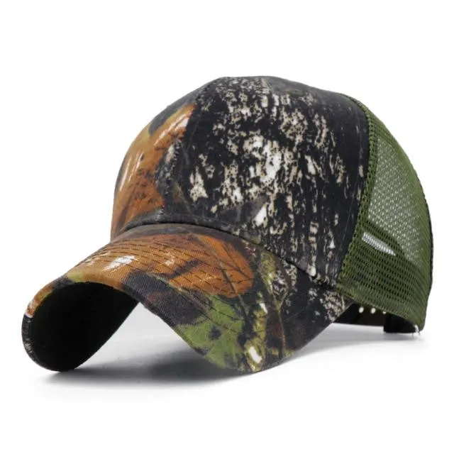Männer Baseball Caps Armee Taktische Camouflage Kappe Outdoor Dschungel Jagd Snapback Hut Für Frauen Knochen Papa Hut