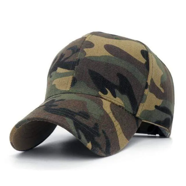 Männer Baseball Caps Armee Taktische Camouflage Kappe Outdoor Dschungel Jagd Snapback Hut Für Frauen Knochen Papa Hut