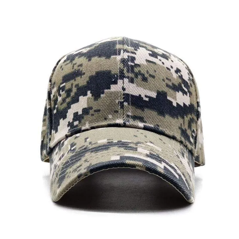 Männer Baseball Caps Armee Taktische Camouflage Kappe Outdoor Dschungel Jagd Snapback Hut Für Frauen Knochen Papa Hut