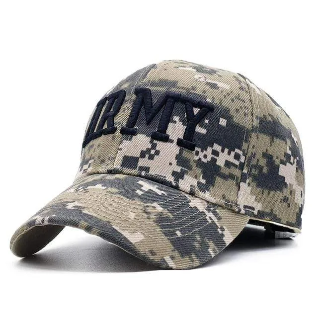 Männer Baseball Caps Armee Taktische Camouflage Kappe Outdoor Dschungel Jagd Snapback Hut Für Frauen Knochen Papa Hut