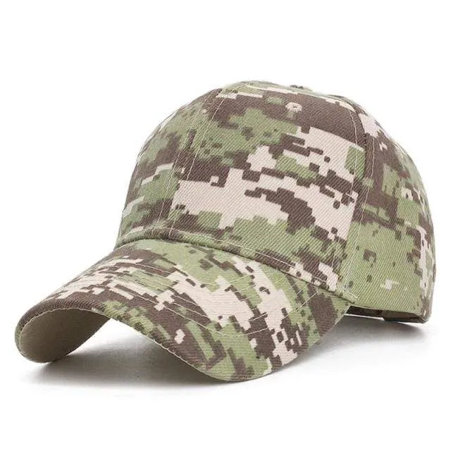 Männer Baseball Caps Armee Taktische Camouflage Kappe Outdoor Dschungel Jagd Snapback Hut Für Frauen Knochen Papa Hut