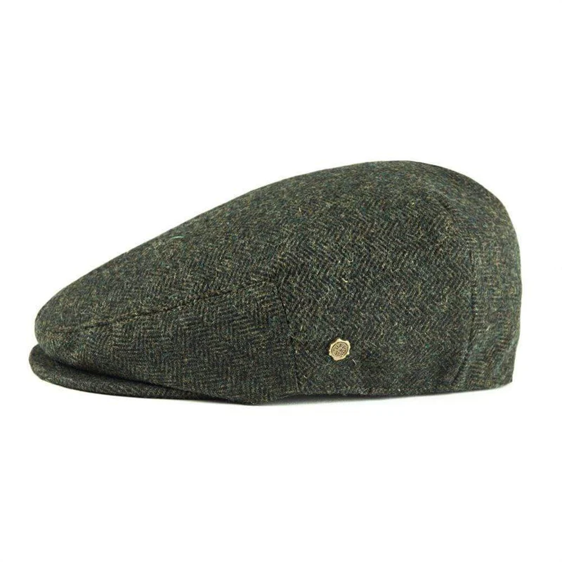 Wolle Tweed Fischgrätenmuster Irish Cap Männer Frauen Baskenmütze Cabbie Fahrer Hut Golf Ivy Flache Hüte Grün Schwarz Gelb 200
