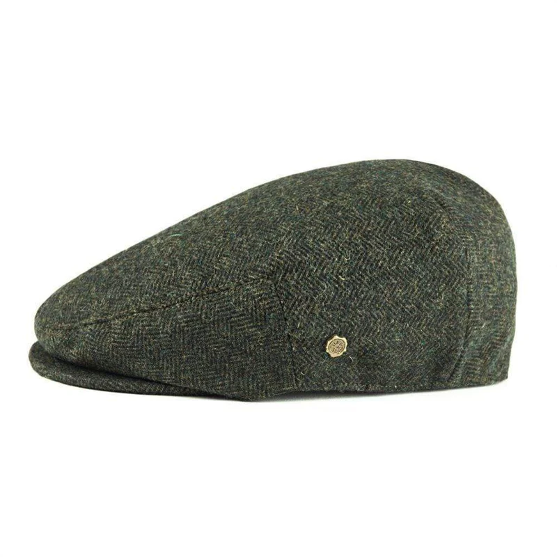 Wolle Tweed Fischgrätenmuster Irish Cap Männer Frauen Baskenmütze Cabbie Fahrer Hut Golf Ivy Flache Hüte Grün Schwarz Gelb 200