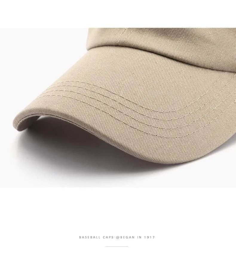 Baumwoll-Baseballmütze für Damen und Herren, modische Snapback-Kappe, Unisex, Hip-Hop-Hüte, Stickerei, Sommer-Sonnenhüte, Gorras