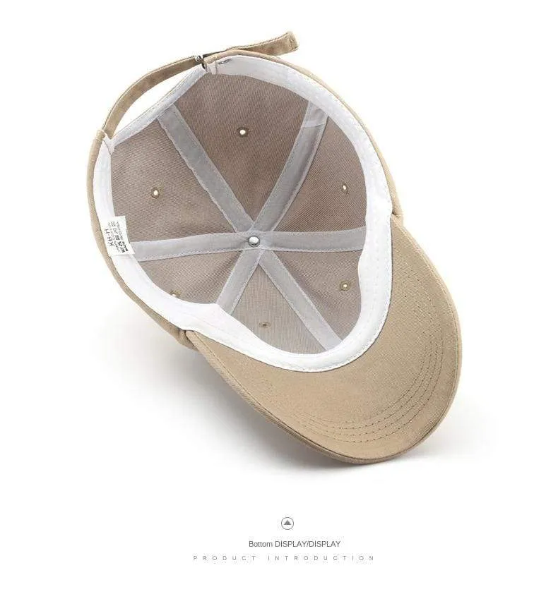 Baumwoll-Baseballmütze für Damen und Herren, modische Snapback-Kappe, Unisex, Hip-Hop-Hüte, Stickerei, Sommer-Sonnenhüte, Gorras