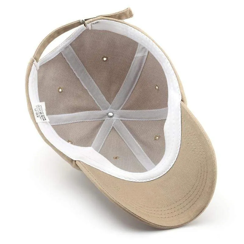Baumwoll-Baseballmütze für Damen und Herren, modische Snapback-Kappe, Unisex, Hip-Hop-Hüte, Stickerei, Sommer-Sonnenhüte, Gorras