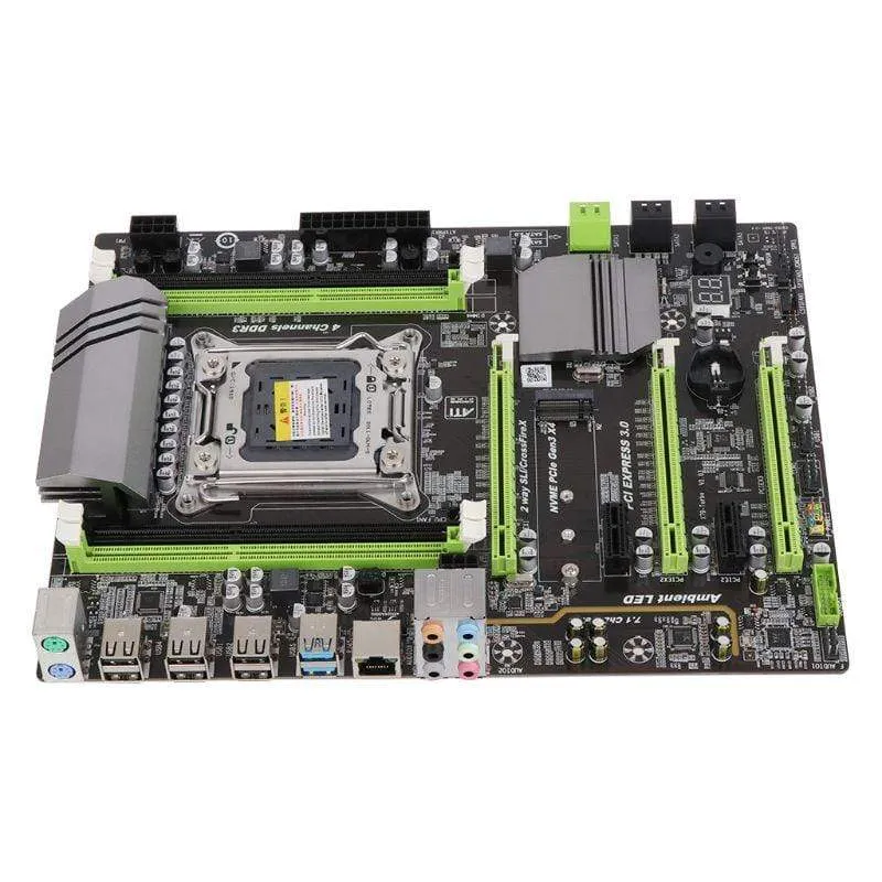 X79 Turbo Moederbord LGA2011 ATX USB3.0 SATA3 PCI-E NVME M.2 SSD Ondersteuning REG ECC geheugen en Xeon E5 Prozessor