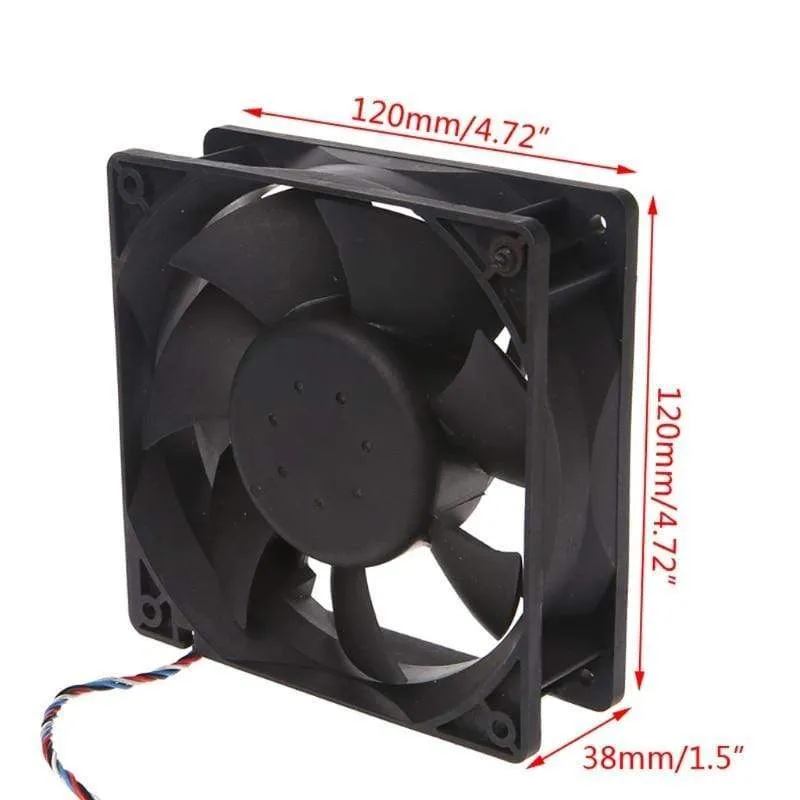 120x120x38mm bürstenloser DC 12V 1.6A PWM Server Lüfter für Delta AFC1212DE