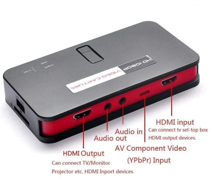 EZCAP 284 1080P HDMI-kompatibles Spiel HD Video Capture Box Grabber für XBOX PS3 PS4 TV Medical Online