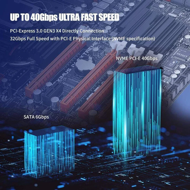 M.2 NVMe SSD Express Karte M Key zu PCIE 3.0 X4 Adapter Externe SSD Unterstützung 230-2280 Größe M.2 FULL SPEED