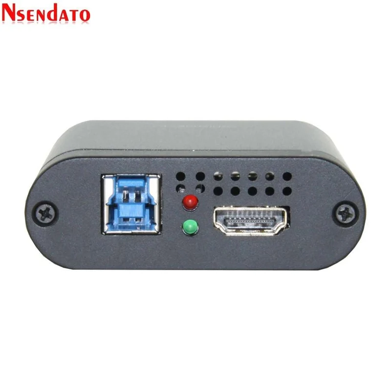 USB3.0 SDI 60FPS HD-Videoaufnahmekarte HD auf USB 3.0 2.0 Videoaufnahmebox-Adapter Dongle Spiel Live-Streaming-Übertragung