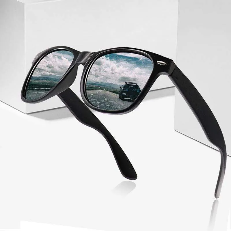 Vintage Polarisierte Sonnenbrille Männer Frauen Marke Designer Fahrer Shades Männliche Sonnenbrille Frauen Männer Spuare Spiegel Sommer UV400 Oculos