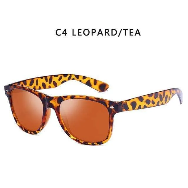 Vintage Polarisierte Sonnenbrille Männer Frauen Marke Designer Fahrer Shades Männliche Sonnenbrille Frauen Männer Spuare Spiegel Sommer UV400 Oculos