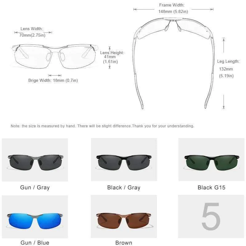 Polarisierte Sonnenbrille aus Aluminium für Männer, Rückspiegelgläser, Sonnenbrille für Männer, Luftfahrtbrille für Frauen, für Männer, Brillen 9126