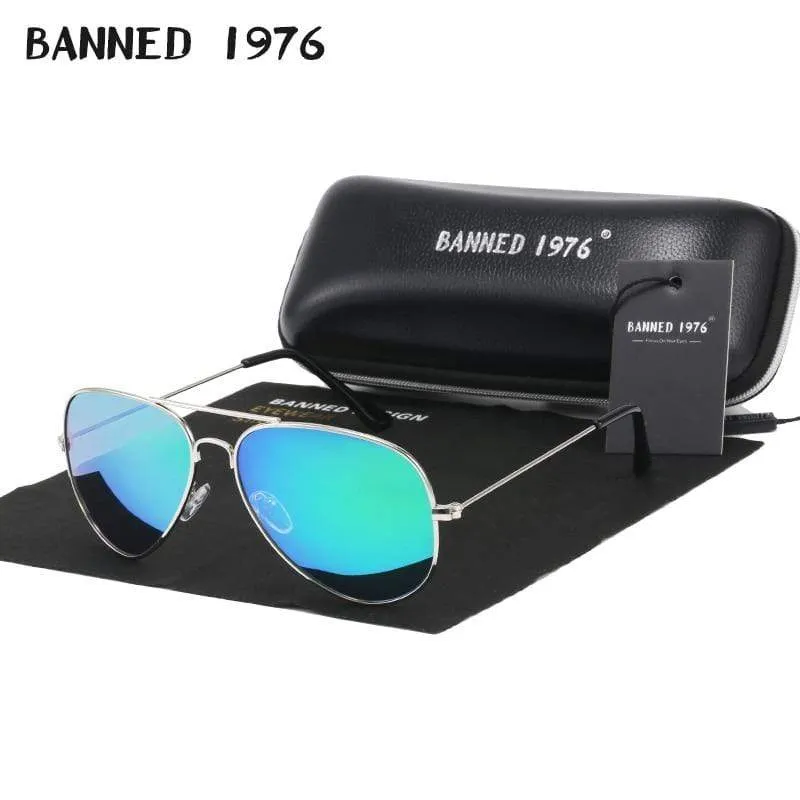 Klassische HD Polarisierte Metallfassung Aviation Sonnenbrille Designer Damen Herren Feminin Markenname Oculos Vintage Brille